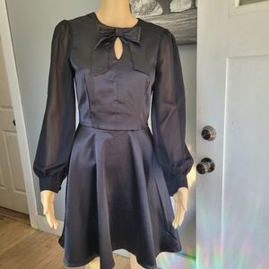 Voodoo Vixen Retro 40s 50s satin like dress